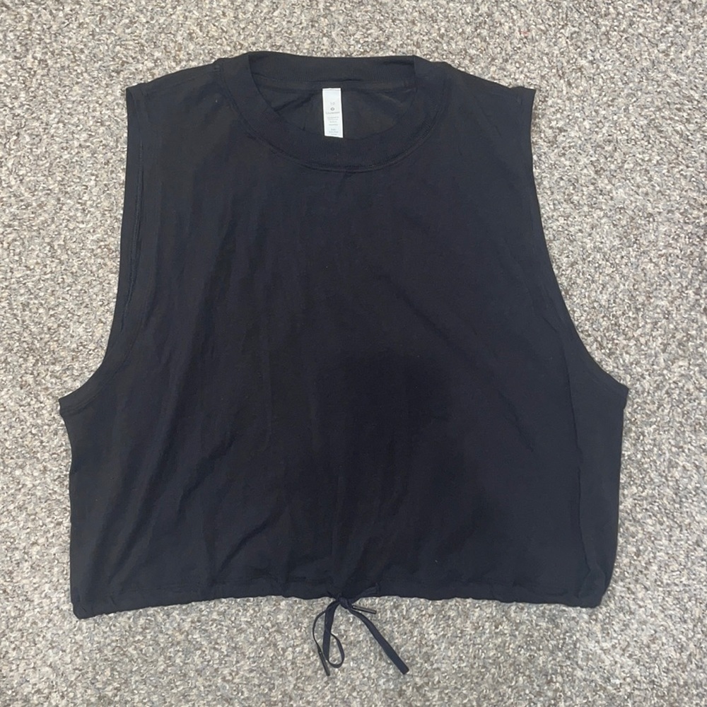 Black Lululemon Crop Top